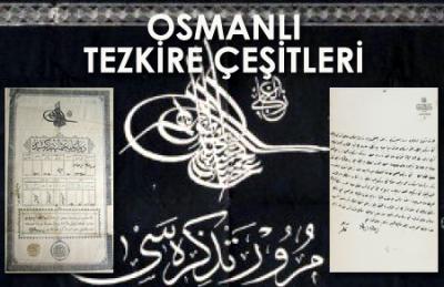 Osmanlı Tezkire Çeşitleri
